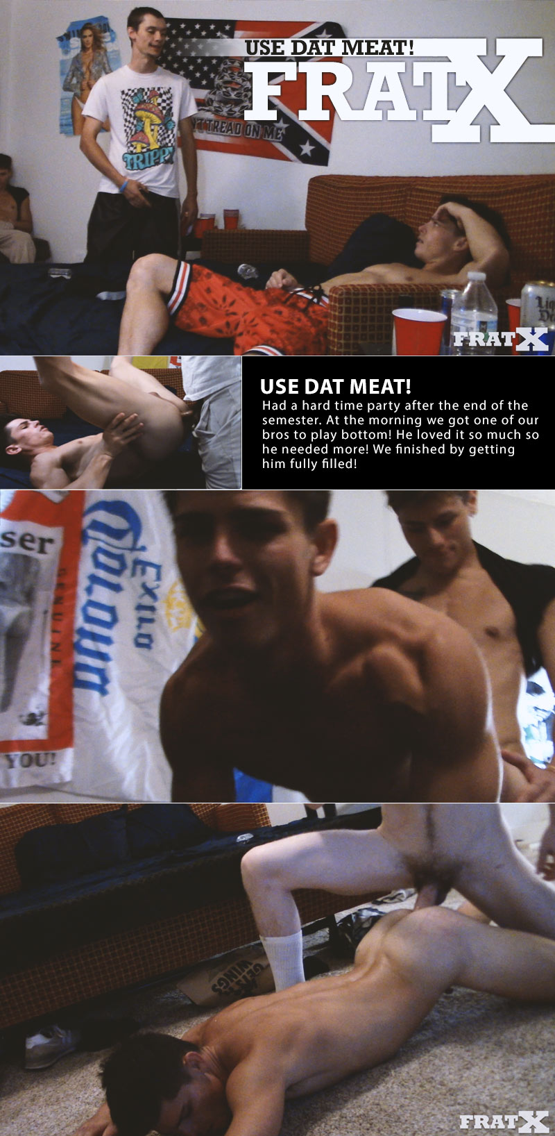FratX 'USE DAT MEAT!' Bruce Garcia, Craig Summers, Seth Peterson and More Go All In After the Party
