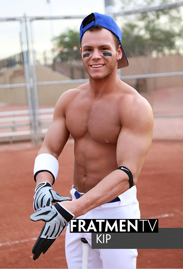 Kip (Hot Naked Baseball Player) at Fratmen.tv