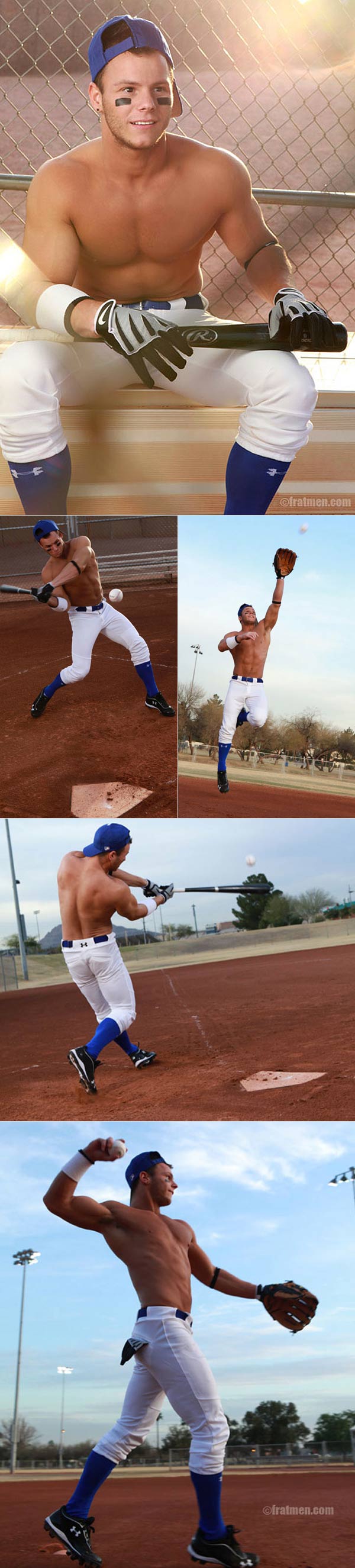 Kip (Hot Naked Baseball Player) at Fratmen.tv