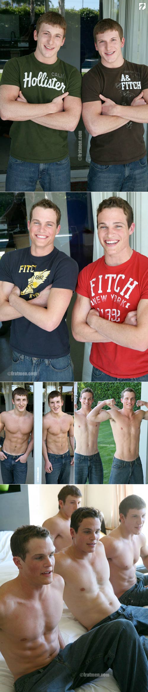Two Four Two (Twin Brother Jack-off) at Fratmen.tv