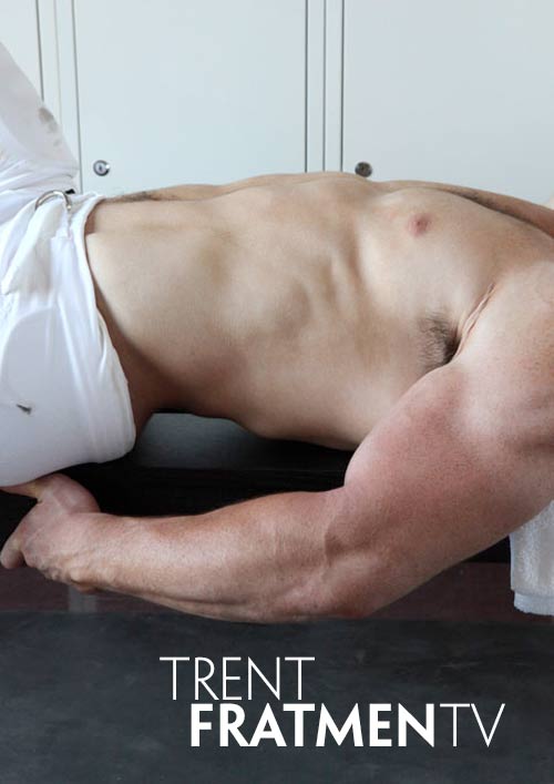 Trent (Naked College Football Jock) at Fratmen.tv