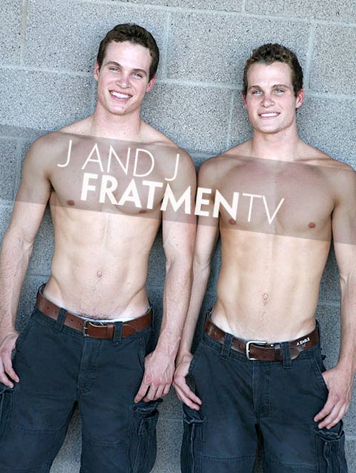 Joshua & Jesse (Naked Twin Brothers) at Fratmen.tv