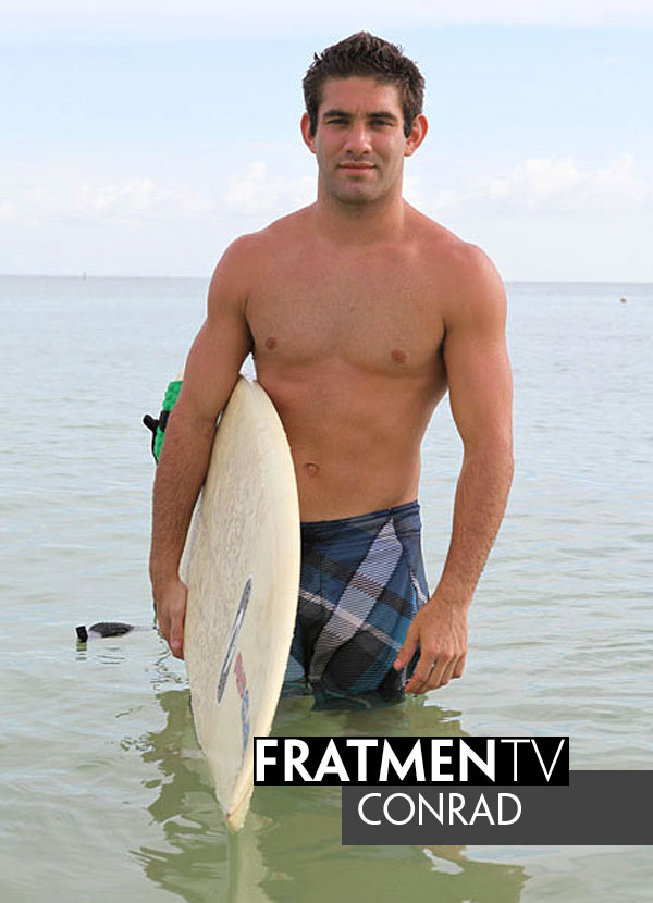 Conrad (Sexy College Beach Bum) at Fratmen.tv