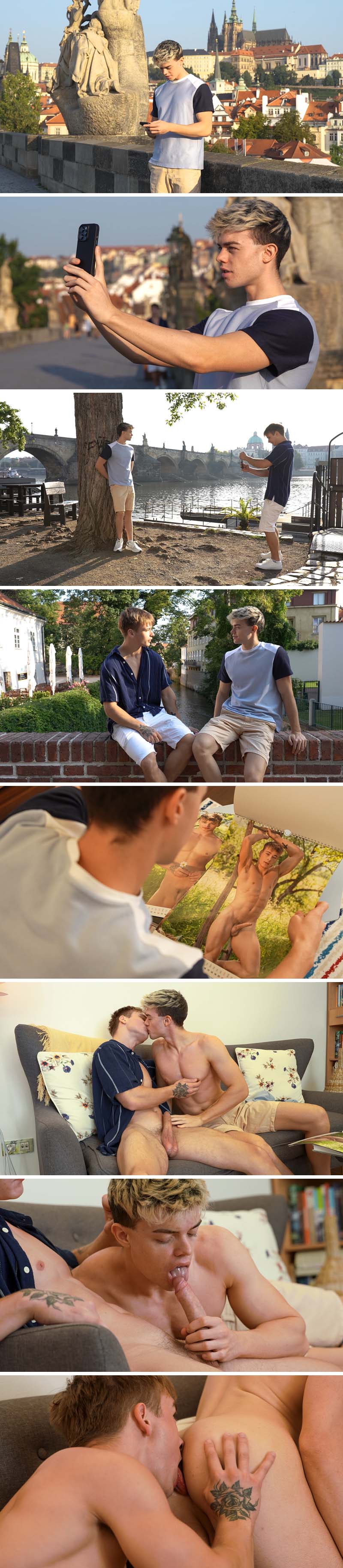 Newcomer Connor Austin Connects With Sasha Hamilton In Pragues at Freshmen