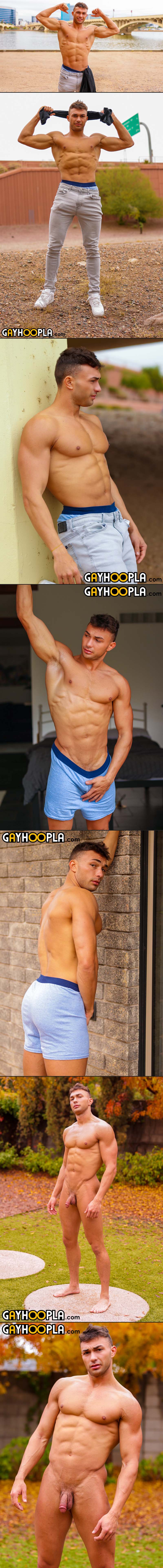 Dallas Blue [Busts The Biggest Nut Of His Life, Then Does It Again!] at GayHoopla