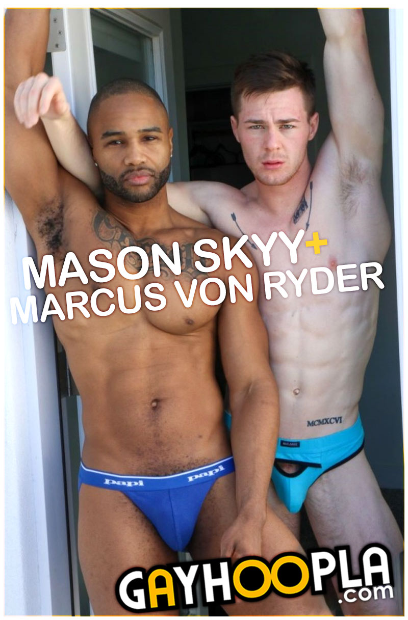 Mason Skyy Fucks Marcus Von Ryder at GayHoopla