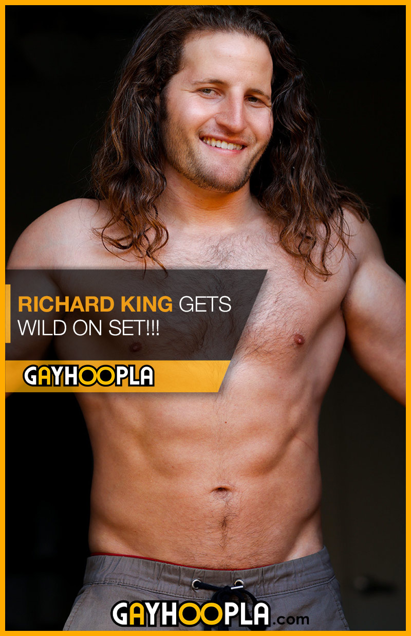 Richard King [Gets Wild On Set] at GayHoopla