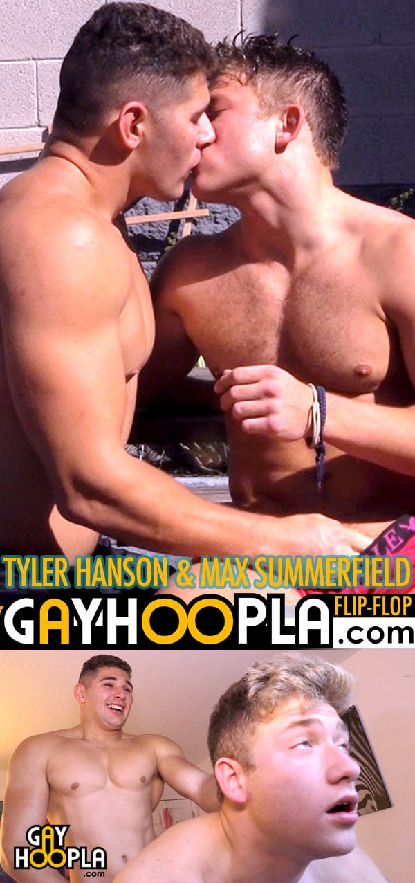 Tyler Hanson & Max Summerfield (Flip-Flop) at GayHoopla