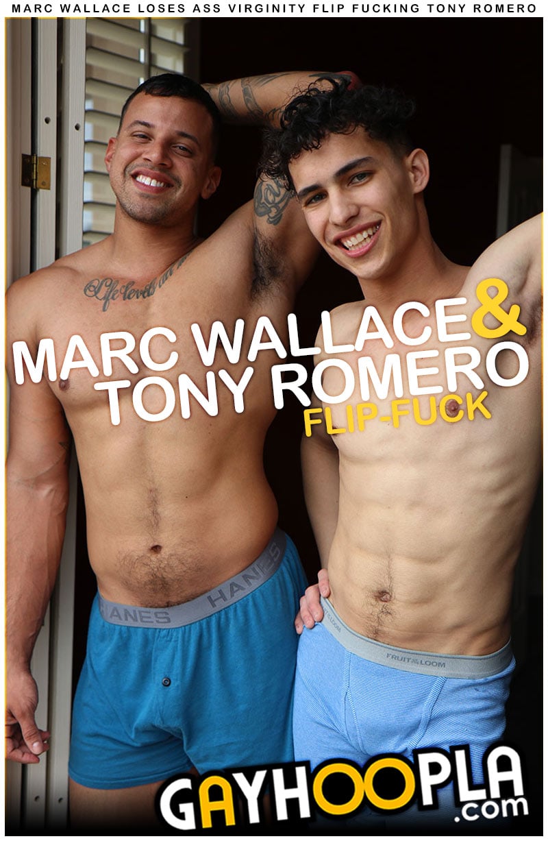 Marc Wallace and Tony Romero Flip-Fuck at GayHoopla