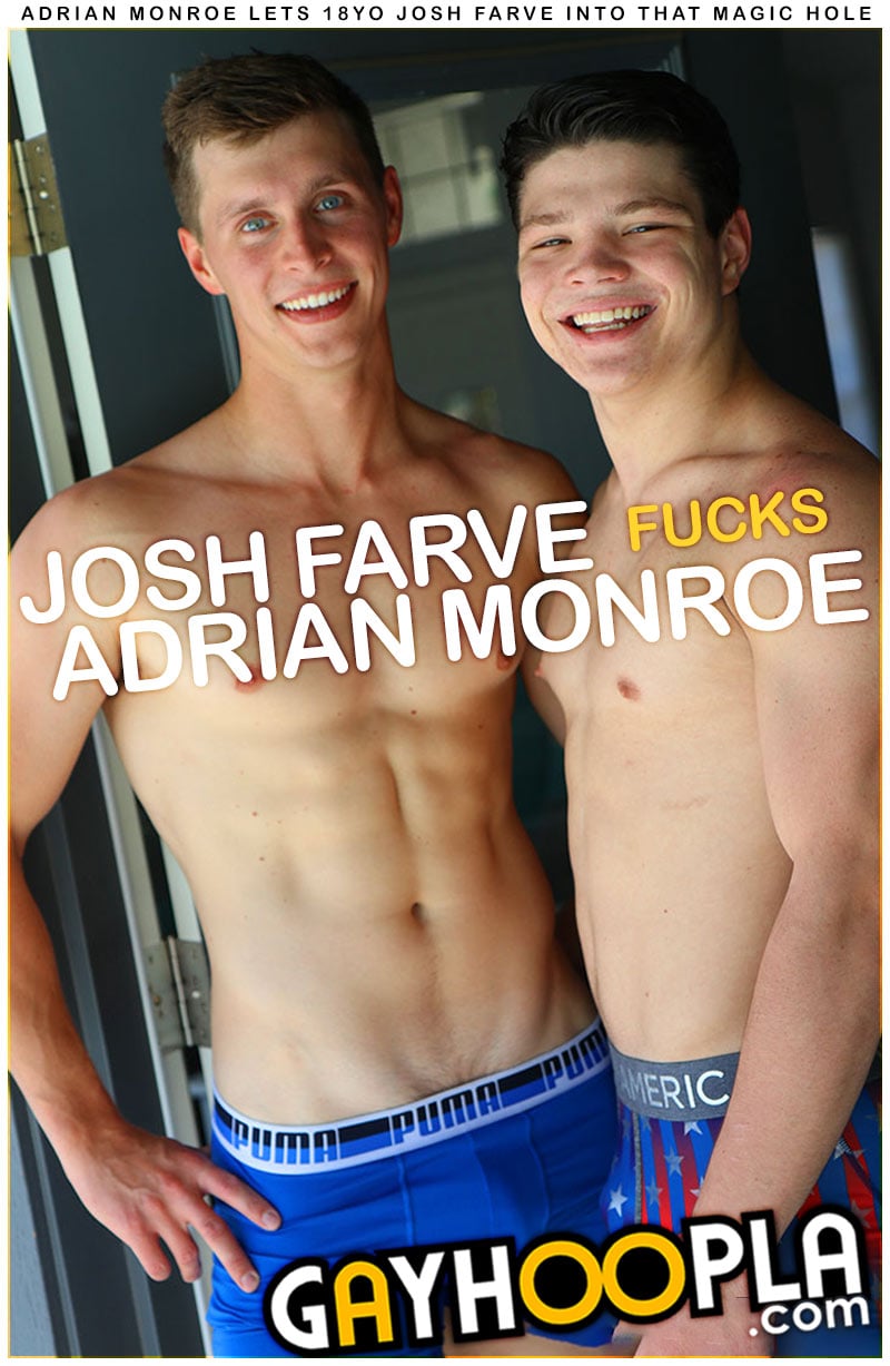 Josh Farve Fucks Adrian Monroe at GayHoopla