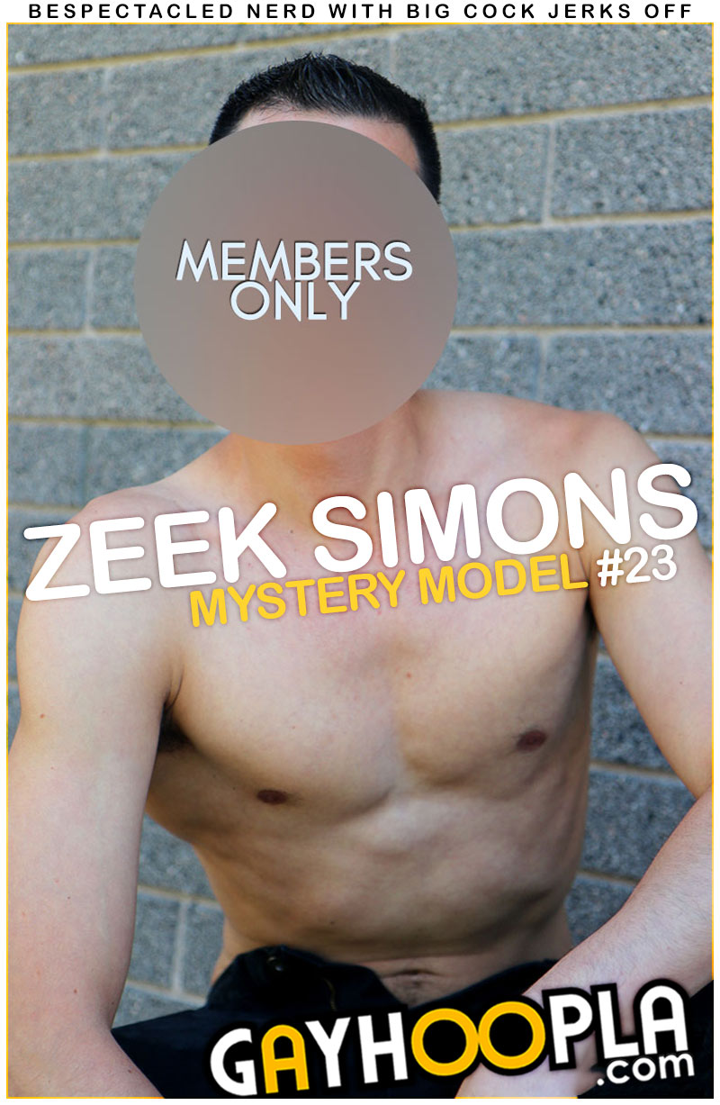 Zeek Simons (Mystery Members Only Model #23) at GayHoopla