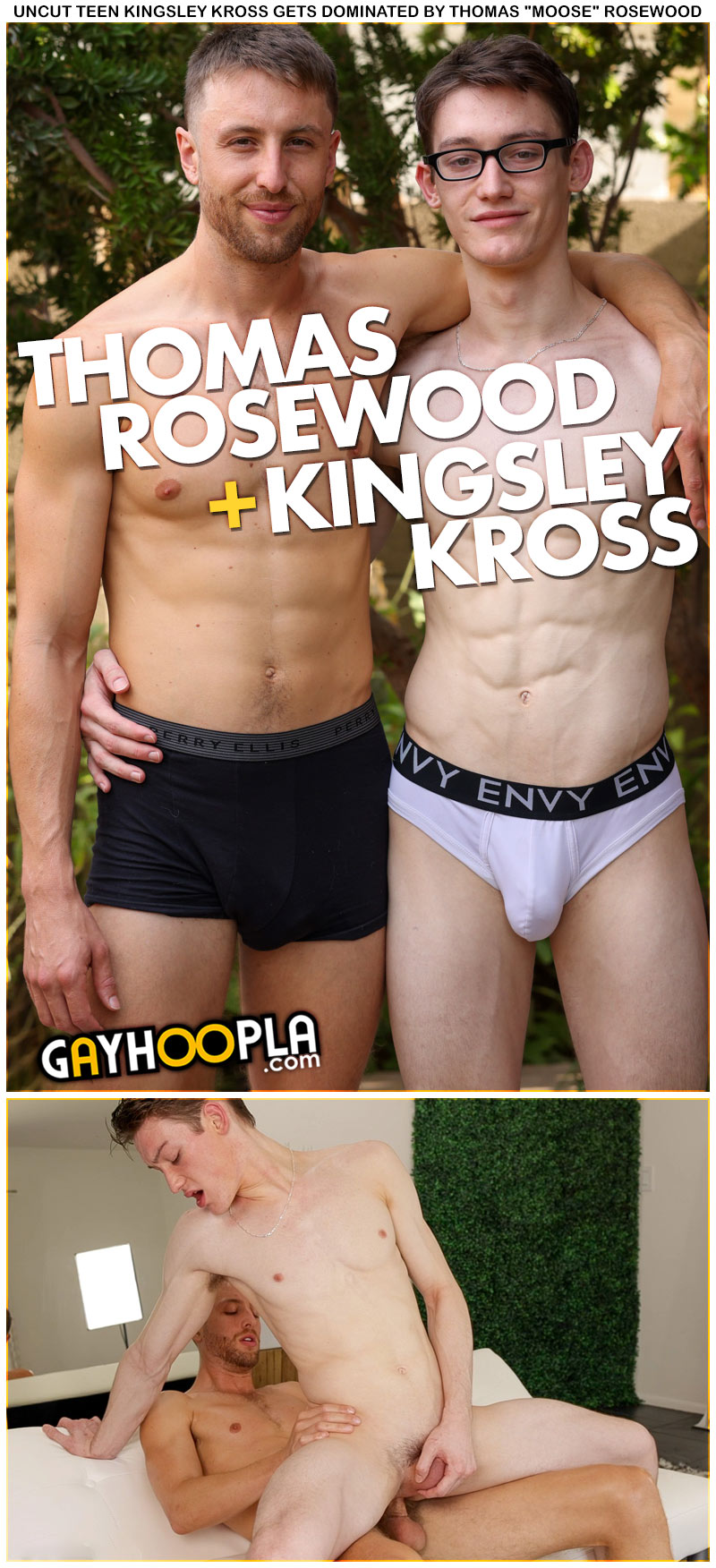 Thomas Rosewood Fucks Kingsley Kross at GayHoopla