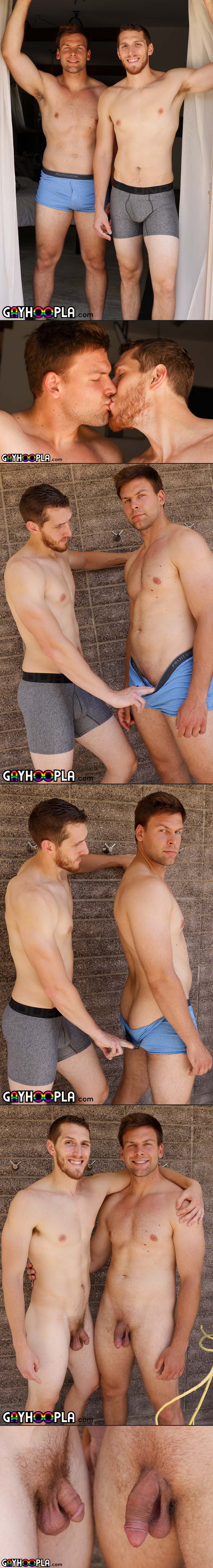 Tall And Handsome MAX HARDEN & CALVIN RUSSE Flip-Flop FUCK at GayHoopla