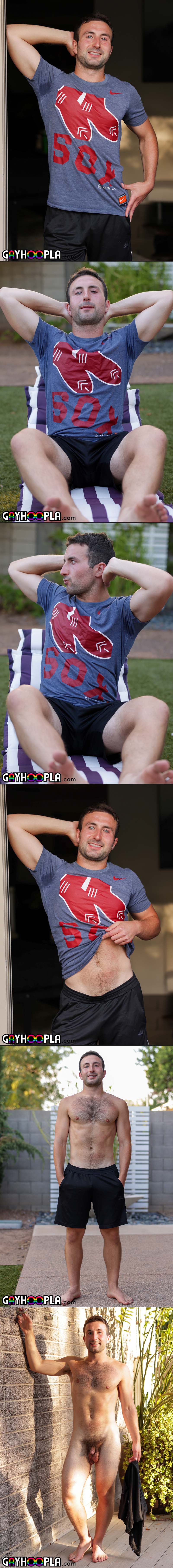 Chase Tamland Gets Turned On By The Camera Guy! at GayHoopla