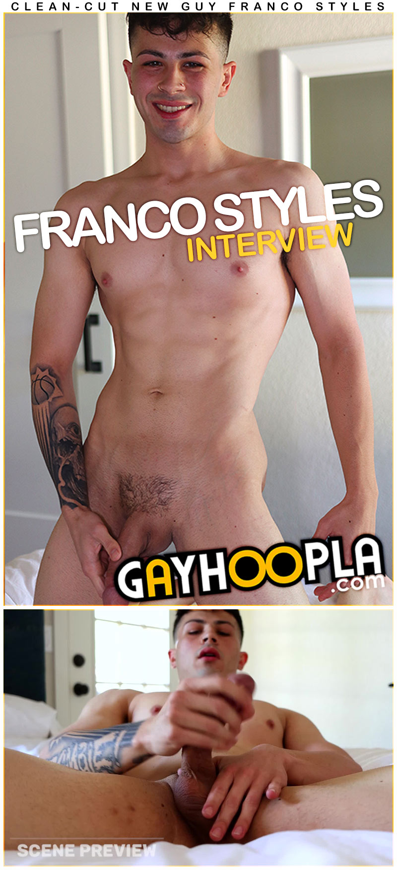 Clean-Cut New Guy Franco Styles Talks About Getting Into Porn at GayHoopla