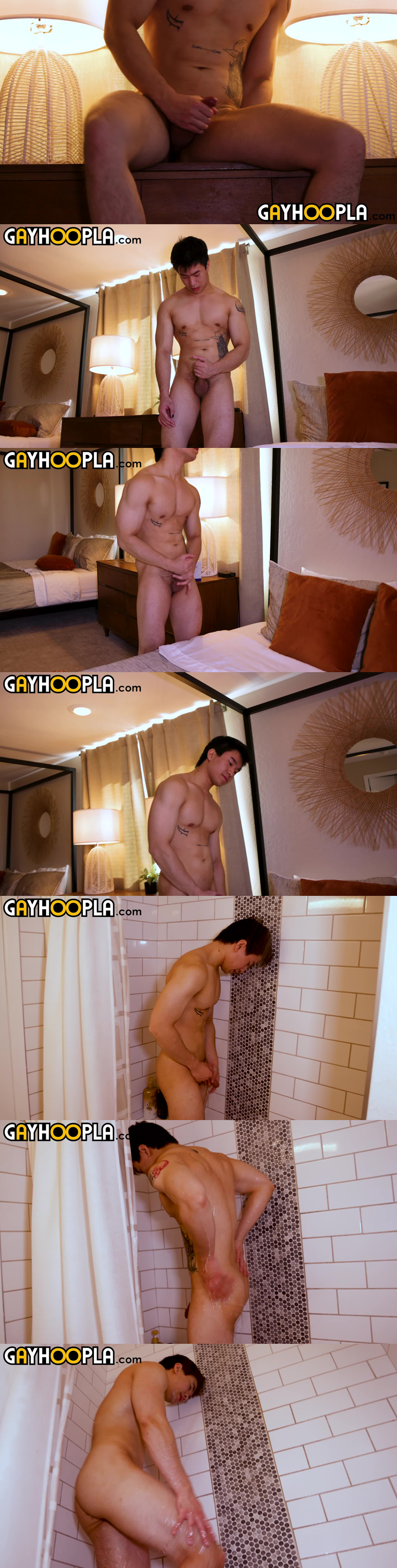 Heath Dickens [Jacked Asian HUNK Shows Off For You!] at GayHoopla