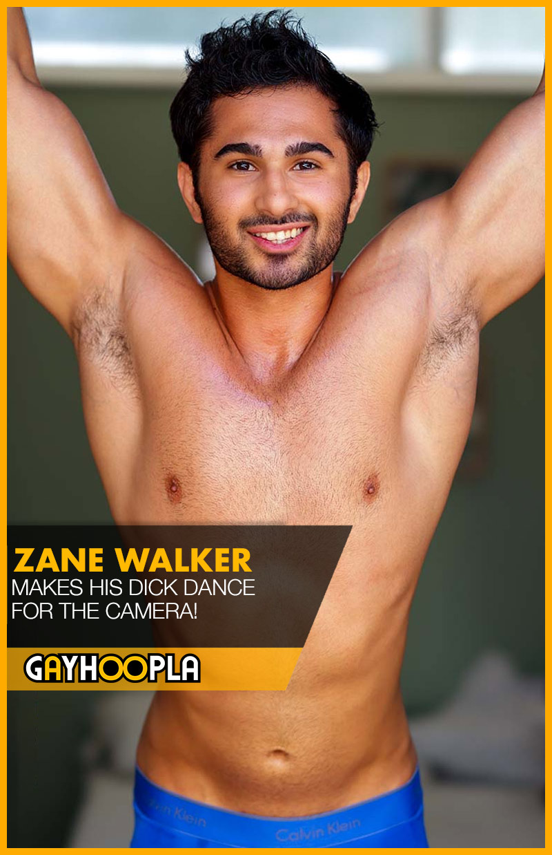 Zane Walker Makes His Dick Dance at GayHoopla