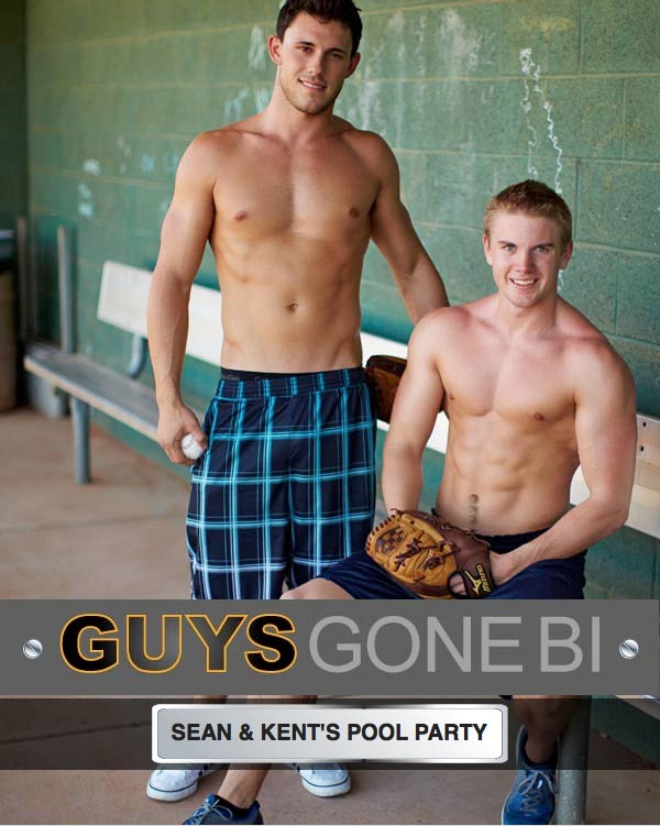 Sean & Kent's Pool Party at GuysGoneBi.com
