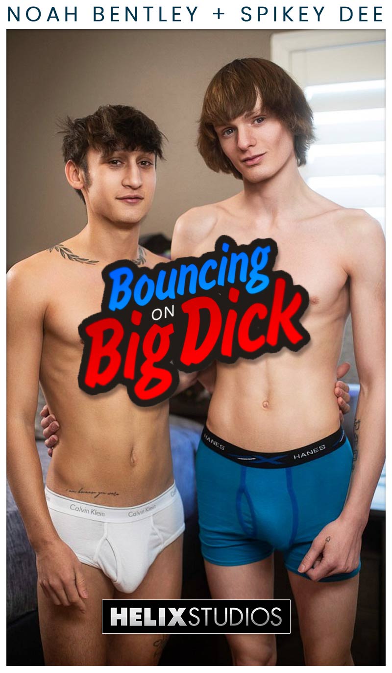 Bouncing on Big Dick (Spikey Dee Fucks Noah Bentley) at Helix Studios