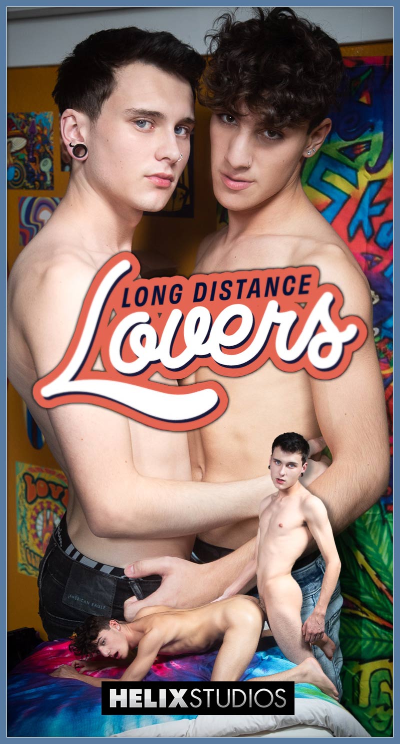 Long Distance Lovers (Sebastian Cruz and Easton Gray Flip-Fuck) at Helix Studios