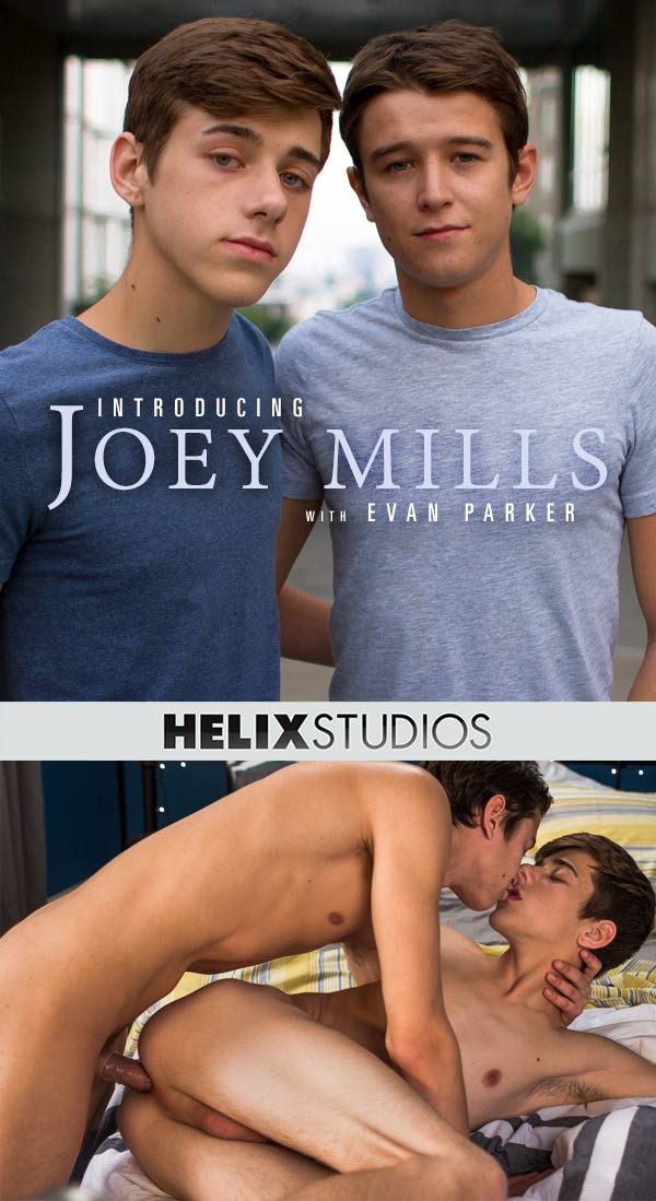 Introducing Joey Mills (Evan Parker Fucks Newcomer Joey Mills) at HelixStudios