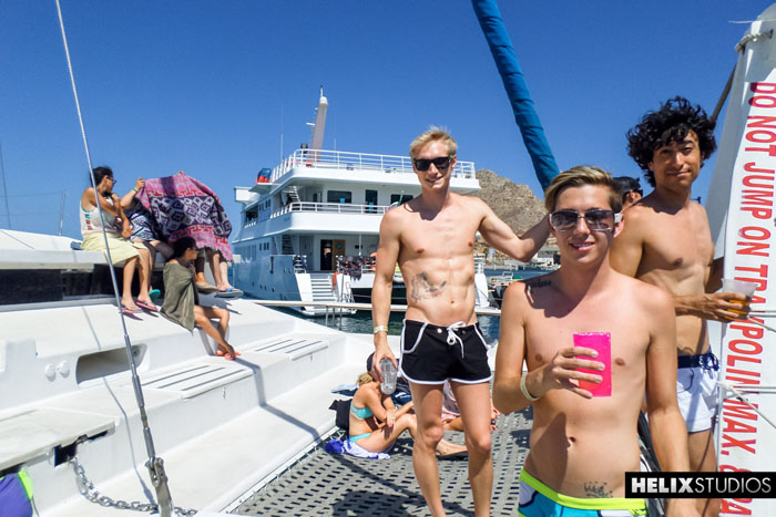 Cabo San Lucas: Boys Abroad Part 2 (Max Carter & Luke Allen Double-Penetrate Kyle Ross) at HelixStudios
