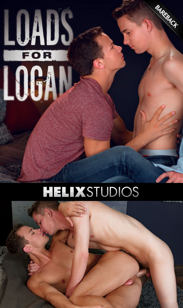 Loads For Logan (Colton James Barebacks Logan Cross) at HelixStudios
