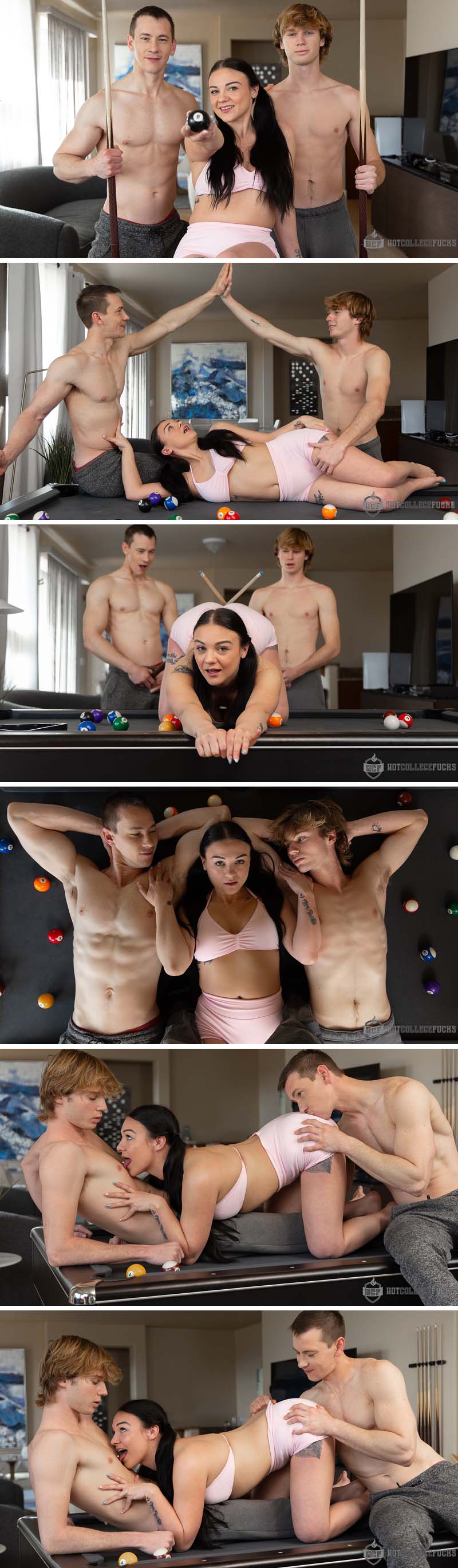 Rocky Tate and Troy Tag Jayde Kalipso at HotCollegeFucks