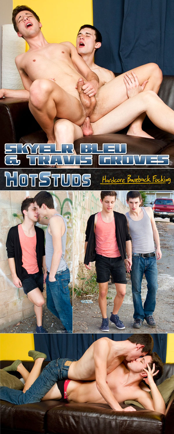 Skyelr Bleu & Travis Groves (Bareback) at HotStuds