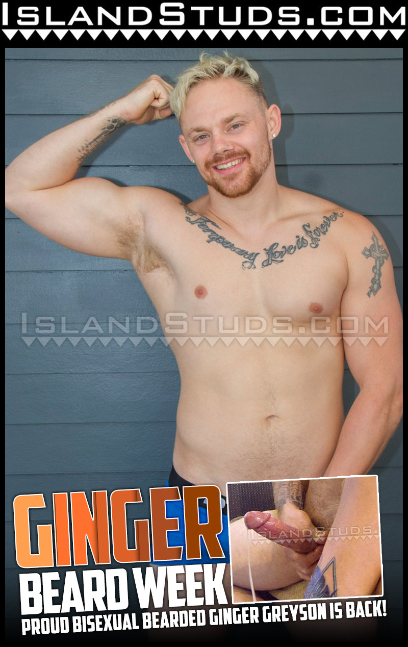 Bisexual Ginger GREYSON ARTECA Returns at IslandStuds