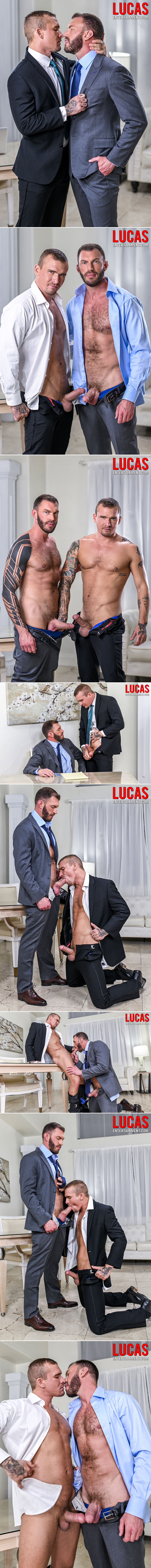 Gentlemen 31: Executive Submission, Scene 2 (Isaac X And Adam Gray Negotiate Via Flip-Fucking) at LucasEntertainment