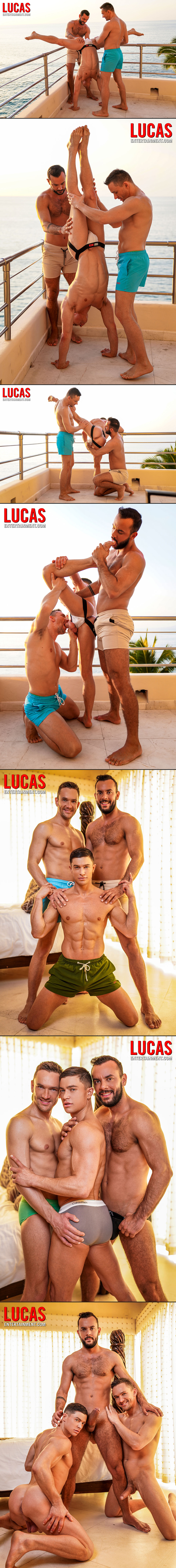 Lucas Men Unleashed, Scene 3 (Sir Peter And Andrey Vic Double Team Ruslan Angelo) at LucasEntertainment