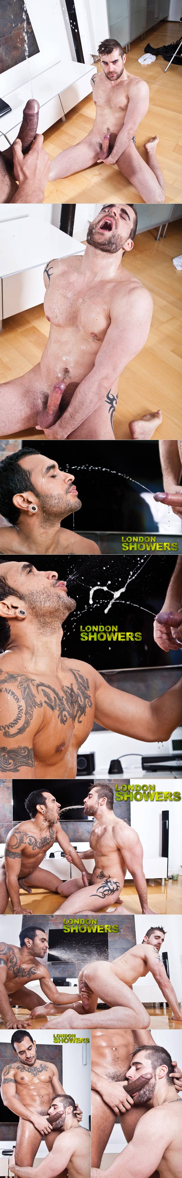 London Showers (Lucio Saints Dominates Ethan Rezzo) at LucasEntertainment.com