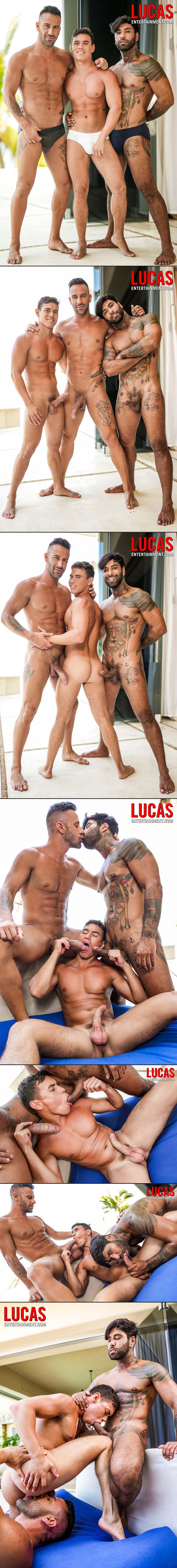 Swapping Some Semen, Scene 1 (Gustavo Cruz And Babylon Prince Double Team Oliver Hunt) at LucasEntertainment