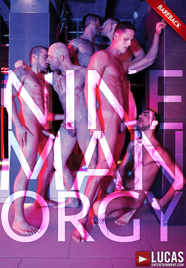 Adam Killian (Leads a Nine-Man Bareback Orgy) at LucasEntertainment.com