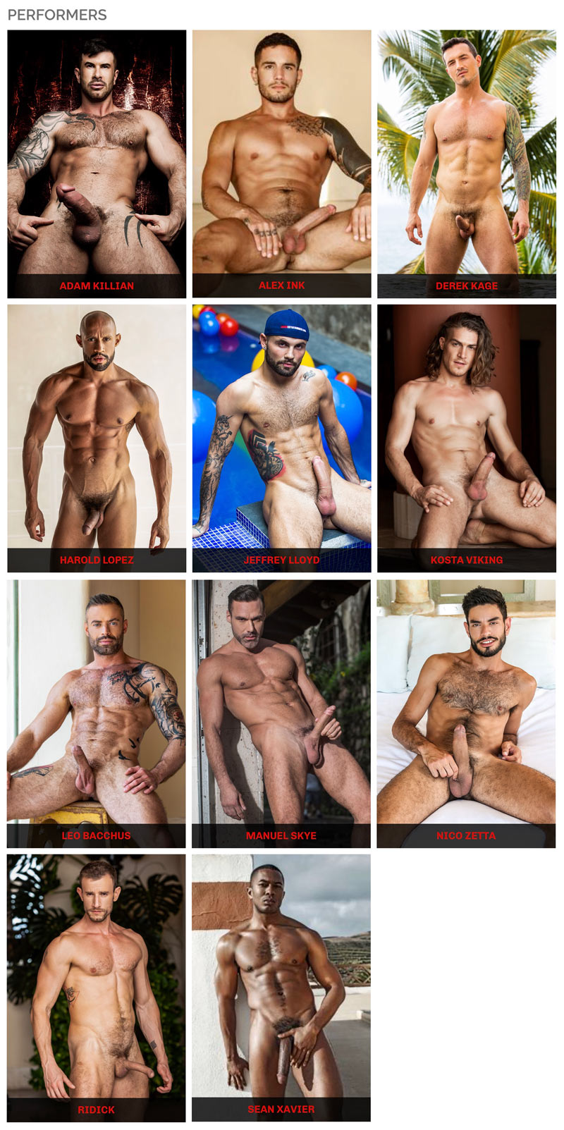 X-Rated Game Night, Scene 1: Gangbang (Adam Killian, Alex Ink, Derek Kage, Harold Lopez, Jeffrey Lloyd, Kosta Viking, Leo Bacchus, Manuel Skye and More...) at LucasEntertainment