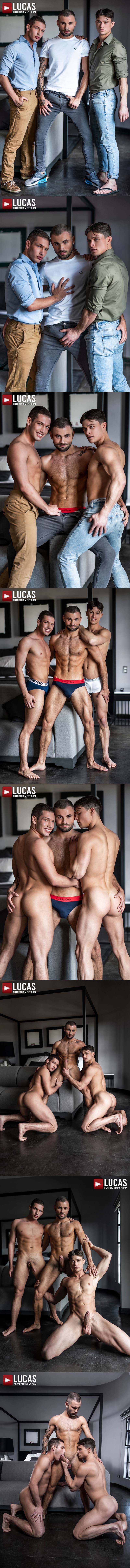 Breeding Bad Boys (Jeffrey Lloyd and Ruslan Angelo Spit-Roast Hunter Smith) at Lucas Entertainment