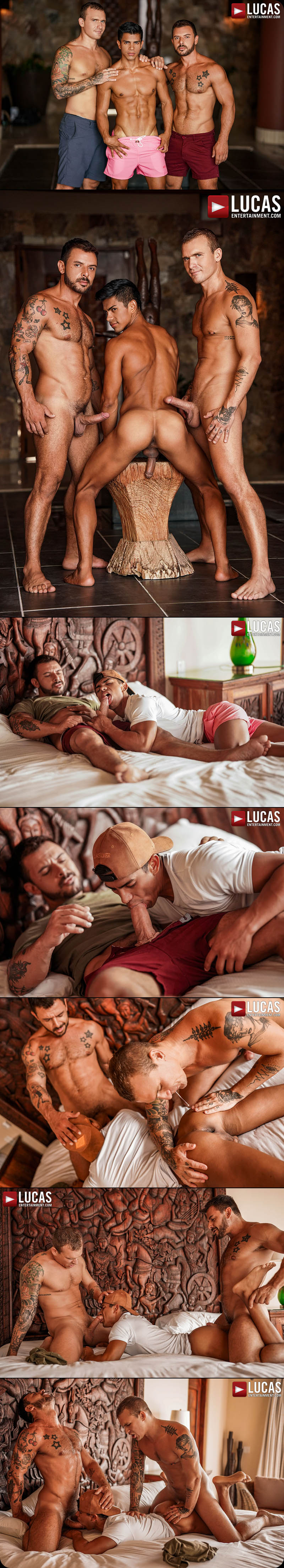 Daddy and His Admirers, Scene 2 (Rudy Gram And Isaac X Spit Roast Lex Vargas) at LucasEntertainment