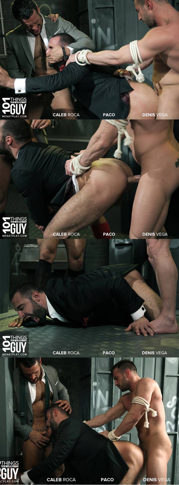 101 Things To Do With A Straight Guy: Tie Him Up (Denis Vega, Paco & Caleb Roca) on MenAtPlay