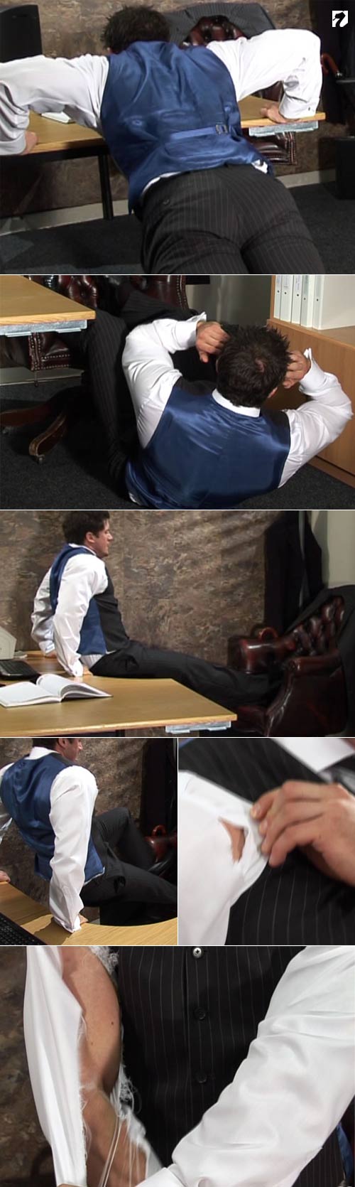 Office Workout (starring Sam Lloyd) on MenAtPlay