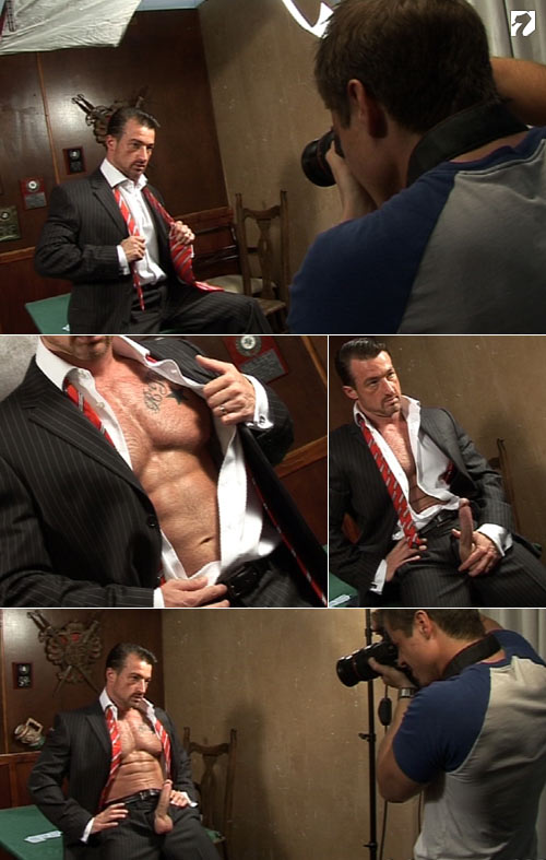 Suit Vs. Muscle (starring Ross Hurston) on MenAtPlay