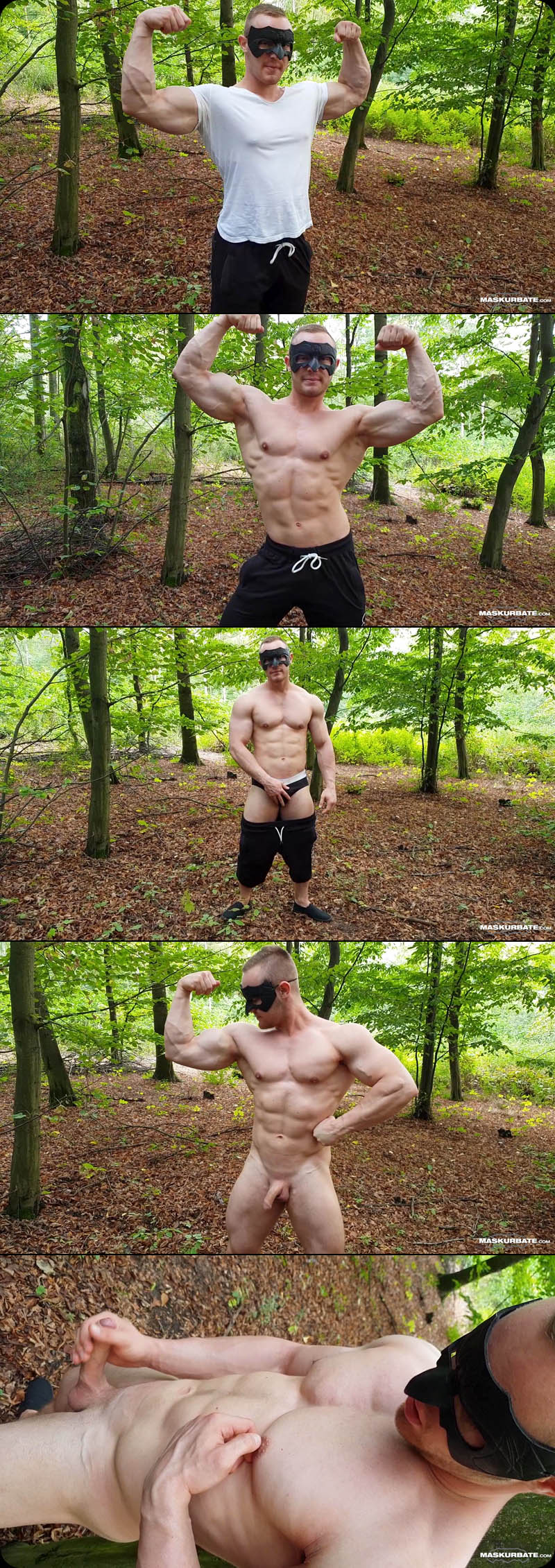 Zahn in 'A Woody In The Woods' at Maskurbate