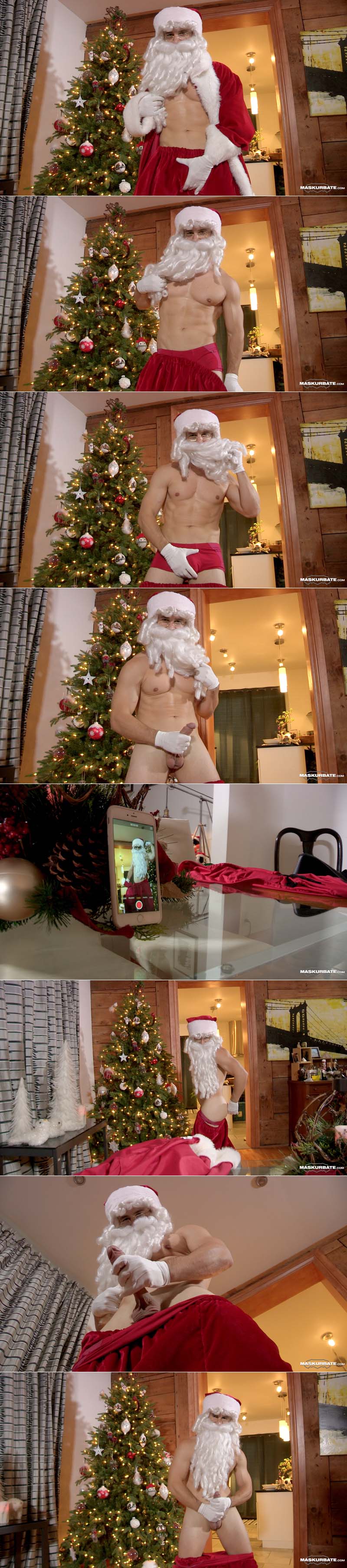 Santa Came On Christmas Eve (with Ricky) at Maskurbate