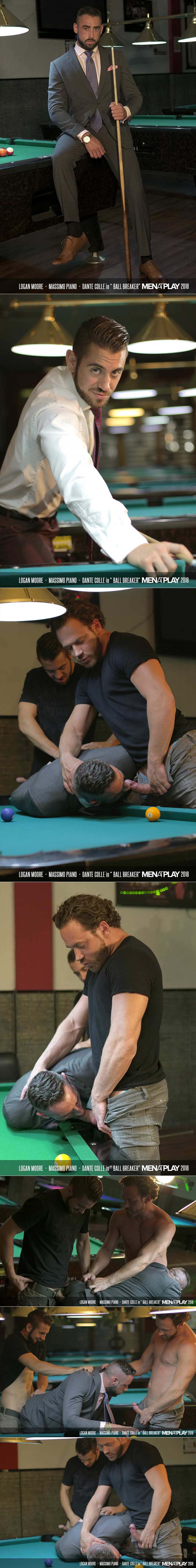 Ball Breaker (Dante Colle, Logan Moore and Massimo Piano) on MenAtPlay