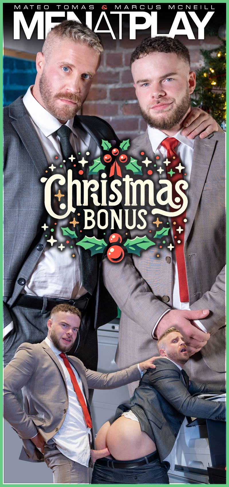 Christmas Bonus (Marcus McNeill Fucks Mateo Tomas) on MenAtPlay
