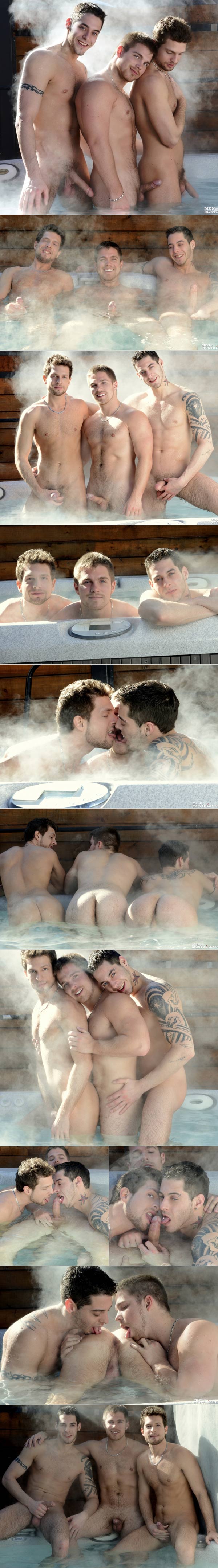 A Steaming Hot Winter Chill! (Ben Rose, Marko Lebeau & Hayden Colby) at MenOfMontreal