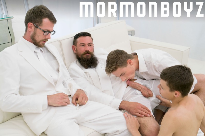 Bonds of Brotherhood: Elder Garrett & Elder Xanders (with Brother Erying & Brother Strang) at MormonBoyz.com