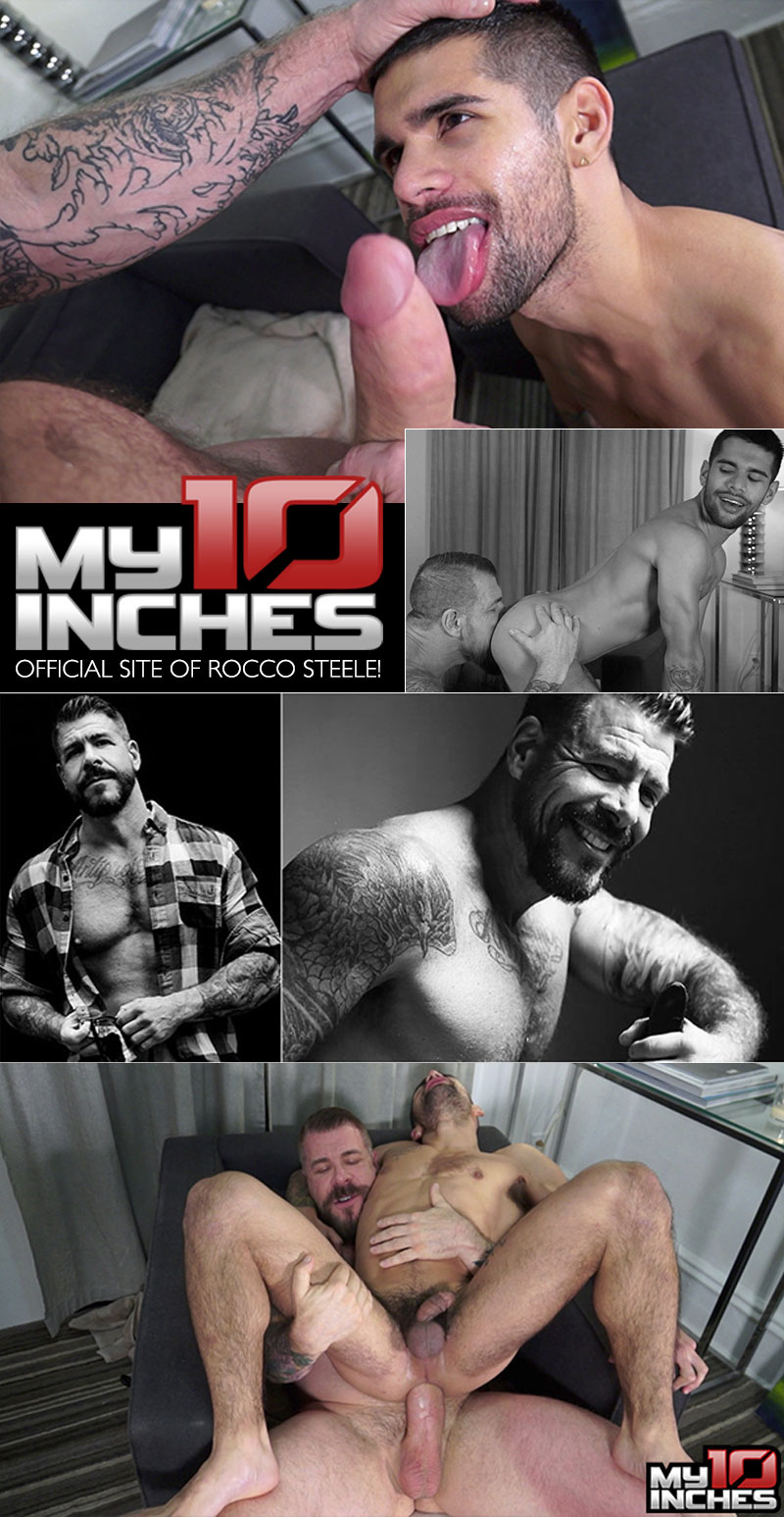 Rocco Steele Fucks Ty Mitchell (Bareback) at My 10 Inches