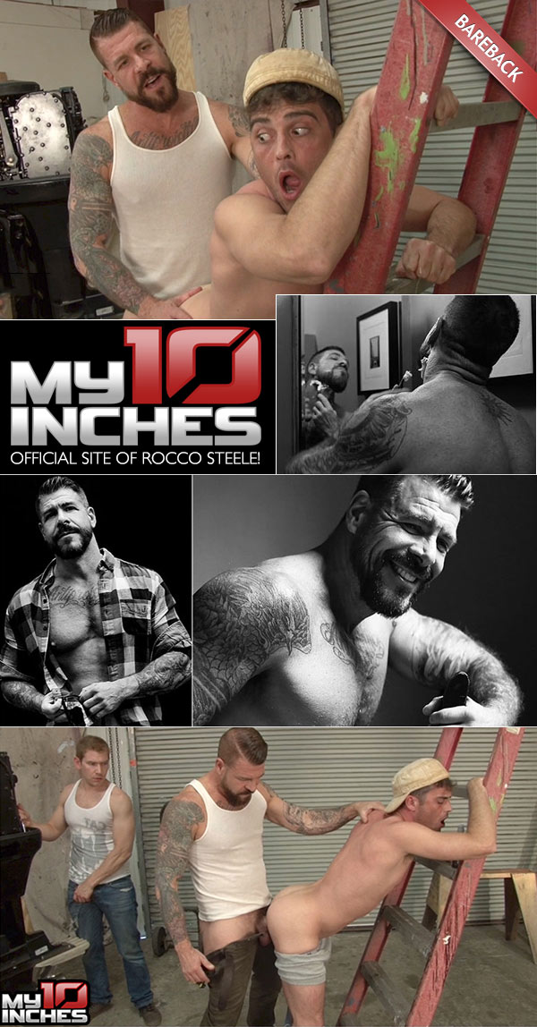 Rocco Steele Fucks Alex Adams and Lance Hart at My 10 Inches