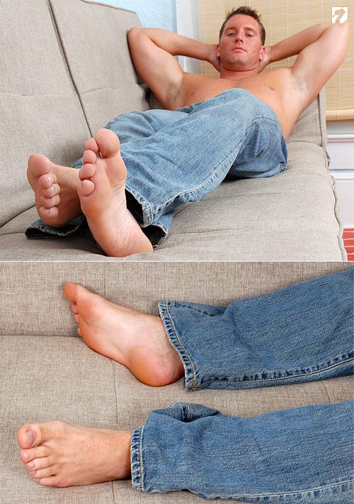 Austin's Flip-Flops & Bare Feet at My Friend's Feet